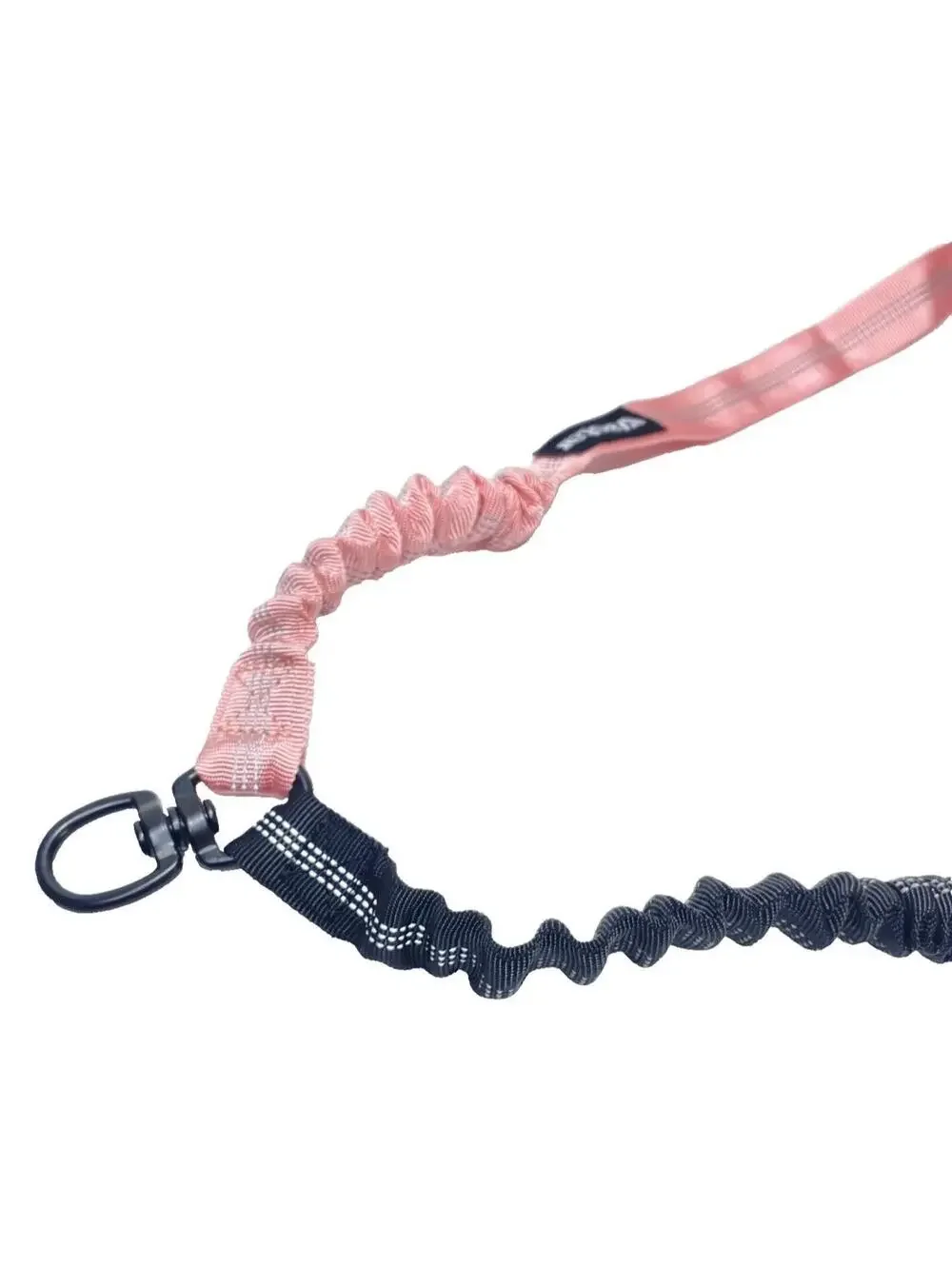 Double Leash Dog Walking 2 Dogs W Collapsible Water Bowl Pink Black Leash 1 Unit